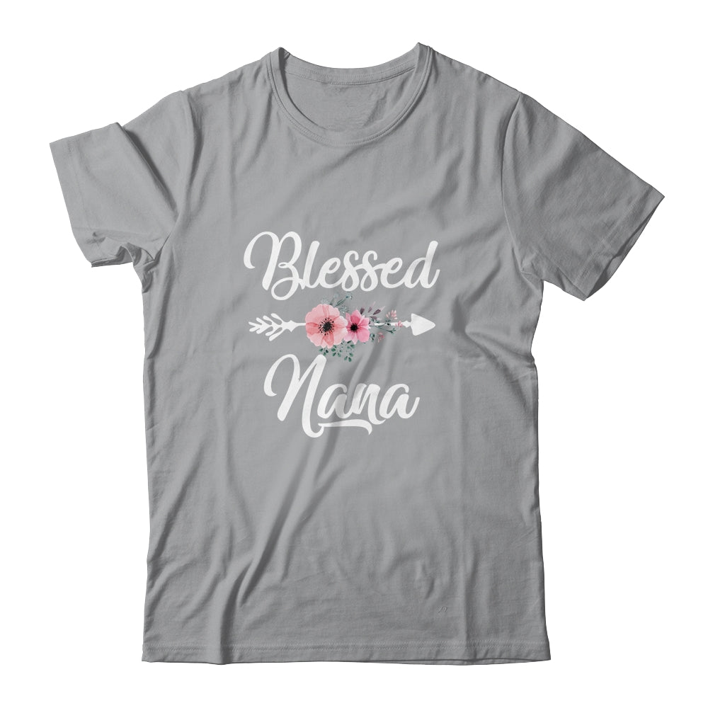 Blessed Nana Heart Decoration Nana For Mothers Day Shirt & Tank Top | siriusteestore