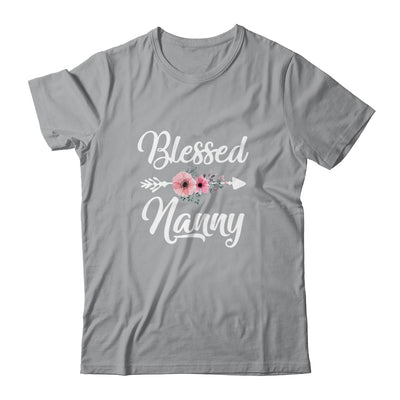 Blessed Nanny Heart Decoration Nanny For Mothers Day Shirt & Tank Top | siriusteestore