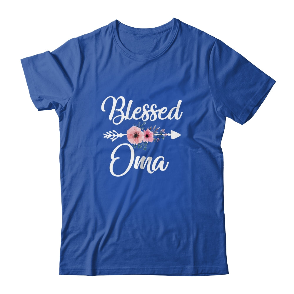 Blessed Oma Heart Decoration Oma For Mothers Day Shirt & Tank Top | siriusteestore