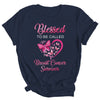 Blessed To Be Called Breast Cancer Survivor Pink Butterfly Shirt & Hoodie | siriusteestore