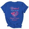 Blessed To Be Called Breast Cancer Survivor Pink Butterfly Shirt & Hoodie | siriusteestore