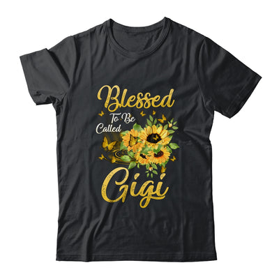 Blessed To Be Called Gigi Sunflower Mothers Day Shirt & Tank Top | siriusteestore