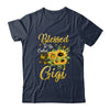 Blessed To Be Called Gigi Sunflower Mothers Day Shirt & Tank Top | siriusteestore