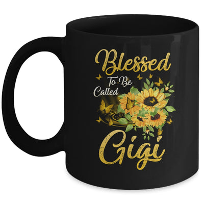 Blessed To Be Called Gigi Sunflower Mothers Day Mug | siriusteestore