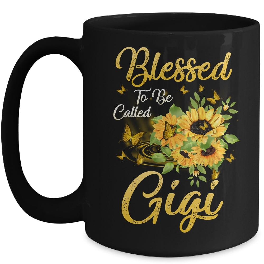 Blessed To Be Called Gigi Sunflower Mothers Day Mug | siriusteestore