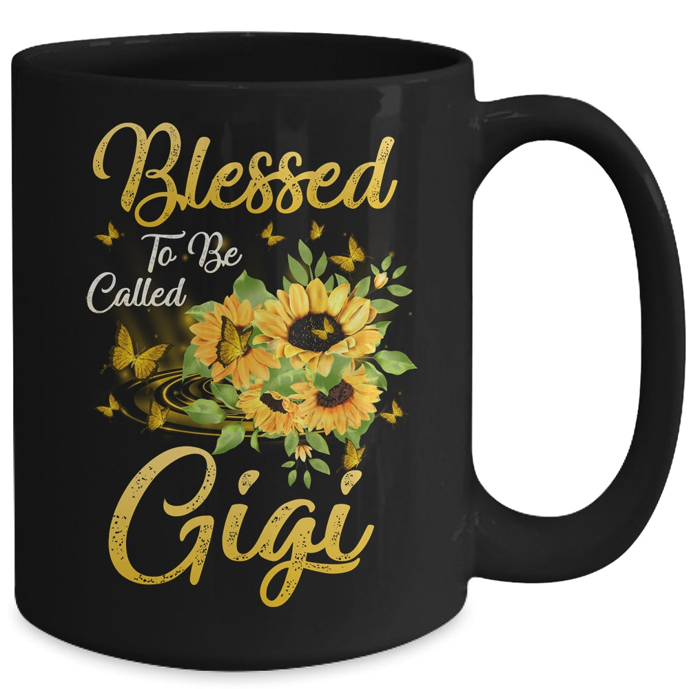 Blessed To Be Called Gigi Sunflower Mothers Day Mug | siriusteestore