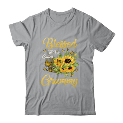 Blessed To Be Called Grammy Sunflower Mothers Day Shirt & Tank Top | siriusteestore