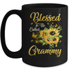 Blessed To Be Called Grammy Sunflower Mothers Day Mug | siriusteestore