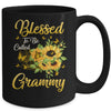 Blessed To Be Called Grammy Sunflower Mothers Day Mug | siriusteestore