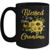 Blessed To Be Called Grandma Sunflower Mothers Day Mug | siriusteestore