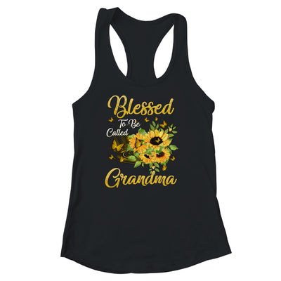 Blessed To Be Called Grandma Sunflower Mothers Day Shirt & Tank Top | siriusteestore