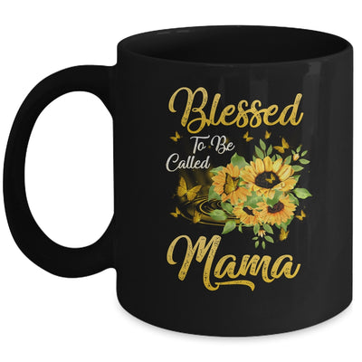 Blessed To Be Called Mama Sunflower Mothers Day Mug | siriusteestore