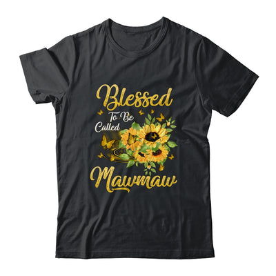 Blessed To Be Called MawMaw Sunflower Mothers Day Shirt & Tank Top | siriusteestore