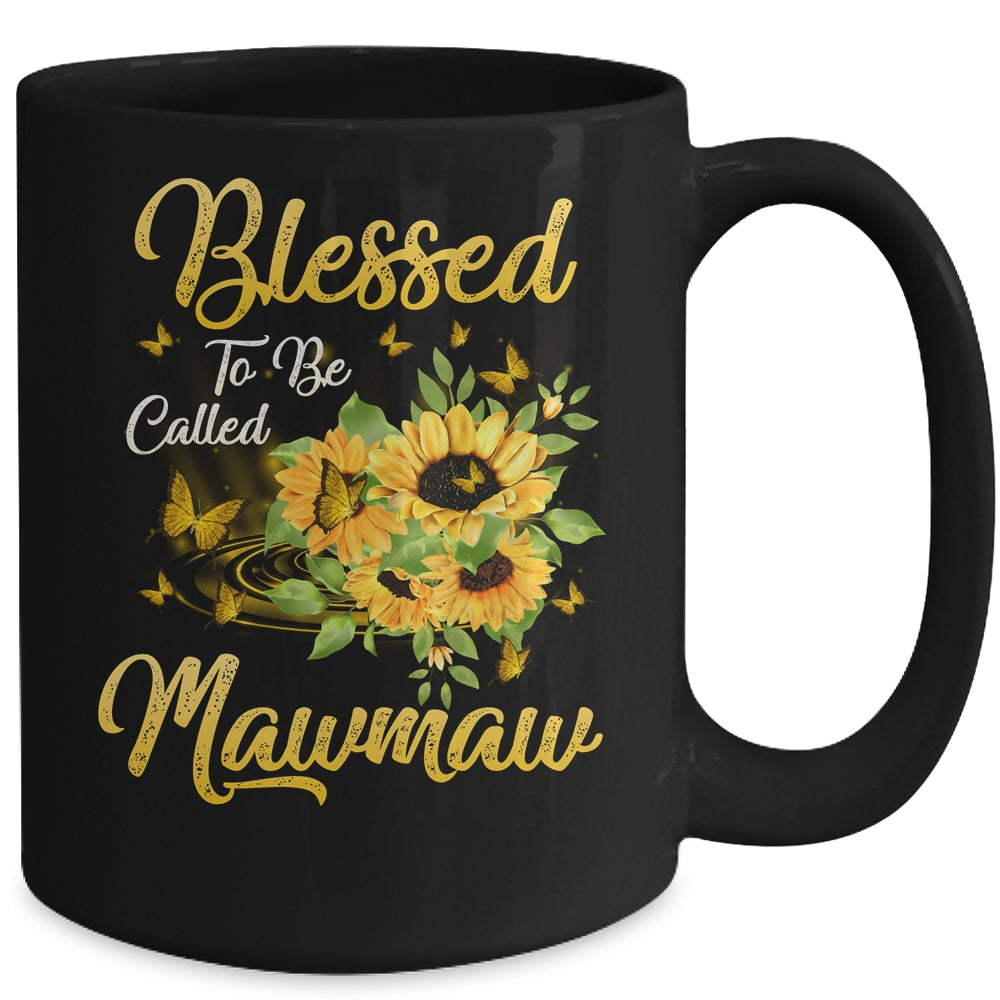 Blessed To Be Called MawMaw Sunflower Mothers Day Mug | siriusteestore