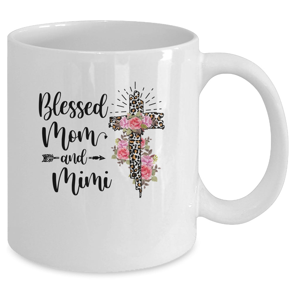 Blessed To Be Called Mom And Mimi Funny Mimi Mug | siriusteestore