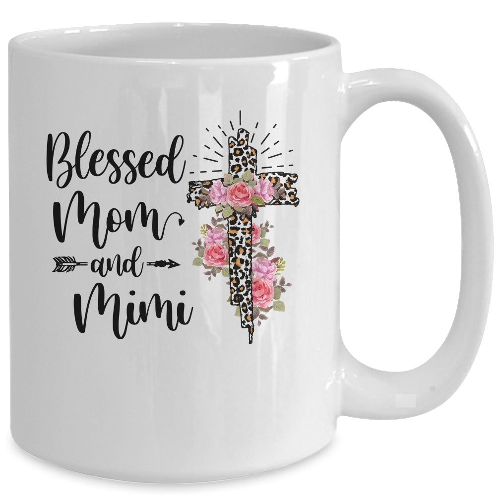 Blessed To Be Called Mom And Mimi Funny Mimi Mug | siriusteestore