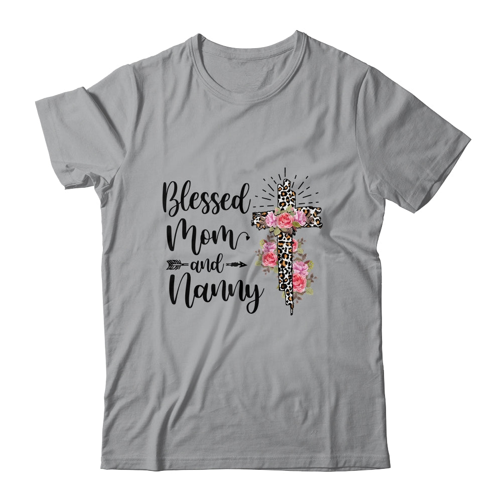 Blessed To Be Called Mom And Nanny Funny Nanny Shirt & Hoodie | siriusteestore
