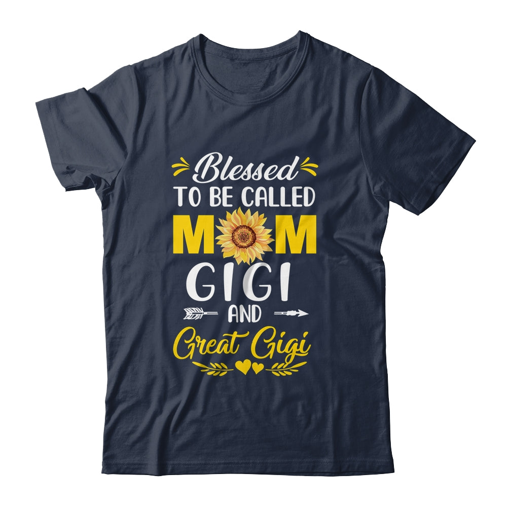 Blessed To Be Called Mom Gigi Great Gigi Mothers Day Shirt & Tank Top | siriusteestore