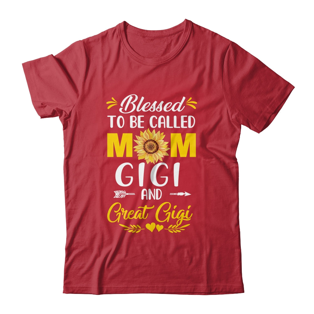 Blessed To Be Called Mom Gigi Great Gigi Mothers Day Shirt & Tank Top | siriusteestore