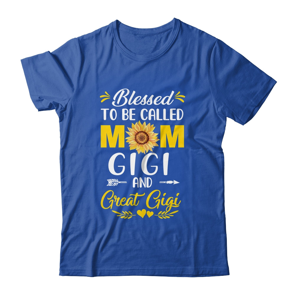 Blessed To Be Called Mom Gigi Great Gigi Mothers Day Shirt & Tank Top | siriusteestore