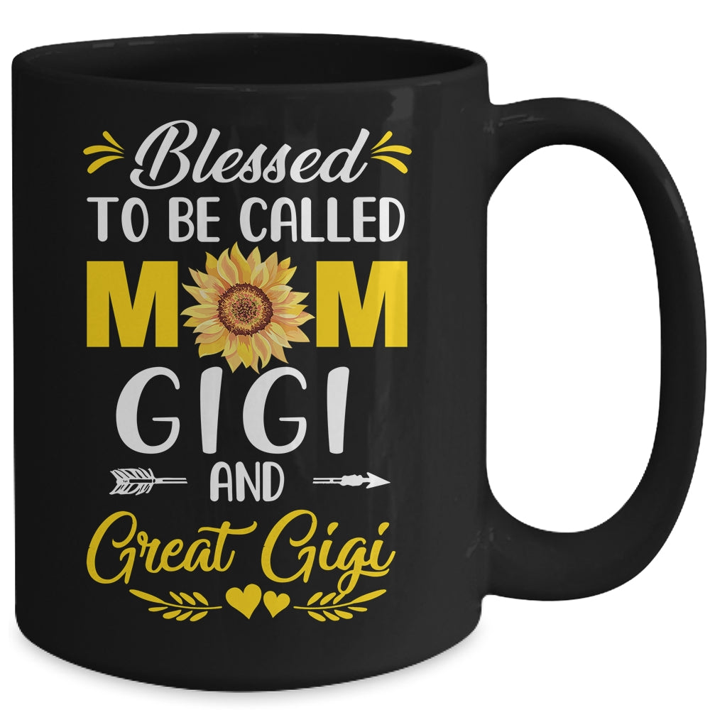 Blessed To Be Called Mom Gigi Great Gigi Mothers Day Mug | siriusteestore