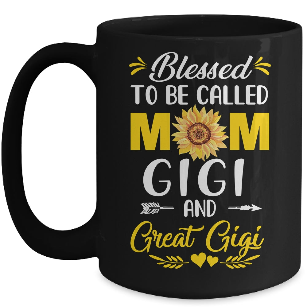 Blessed To Be Called Mom Gigi Great Gigi Mothers Day Mug | siriusteestore