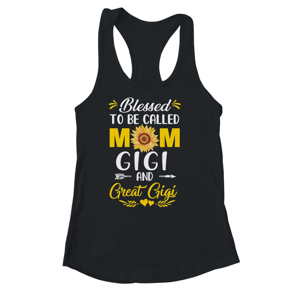 Blessed To Be Called Mom Gigi Great Gigi Mothers Day Shirt & Tank Top | siriusteestore