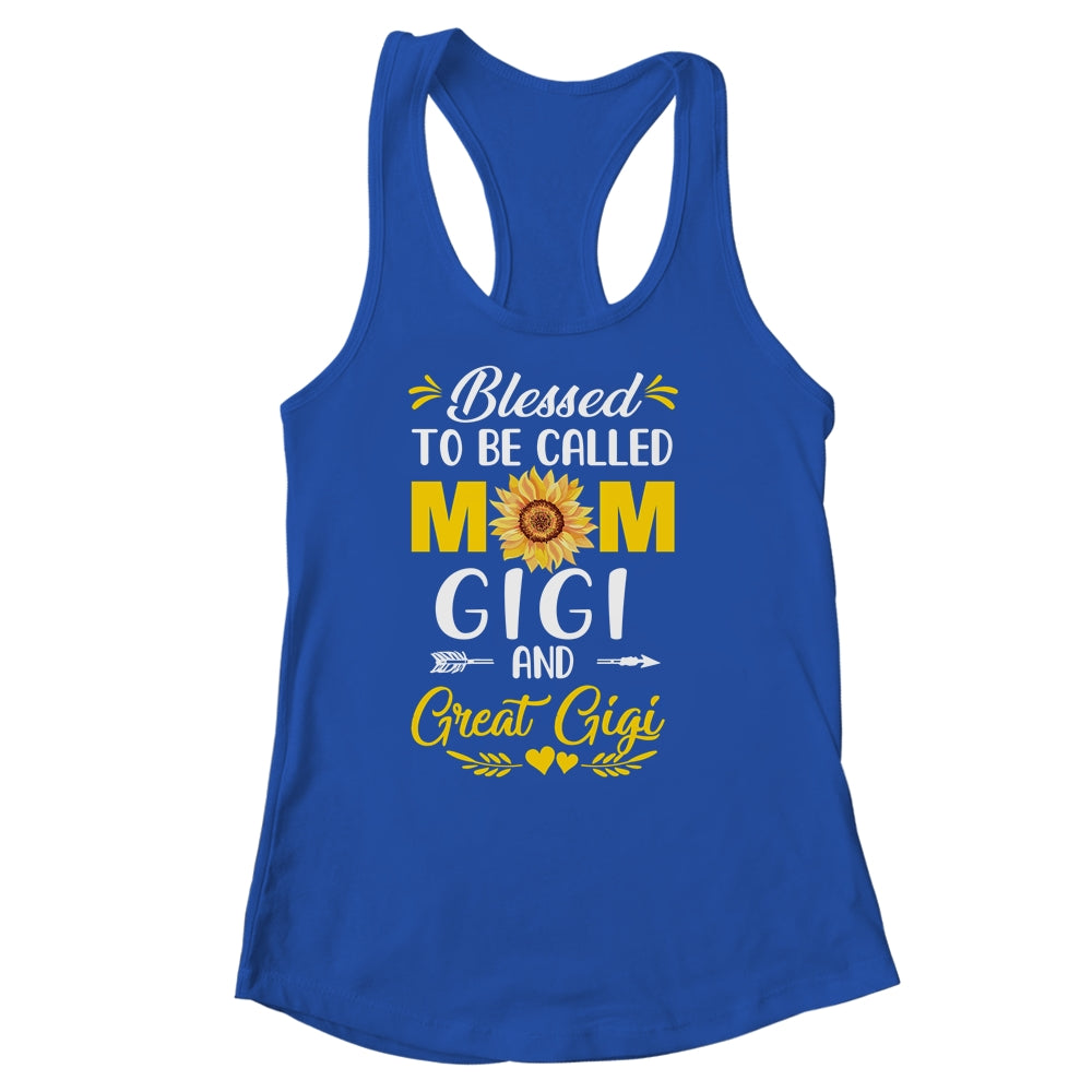 Blessed To Be Called Mom Gigi Great Gigi Mothers Day Shirt & Tank Top | siriusteestore