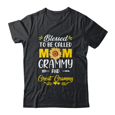 Blessed To Be Called Mom Grammy Great Grammy Mothers Day Shirt & Tank Top | siriusteestore