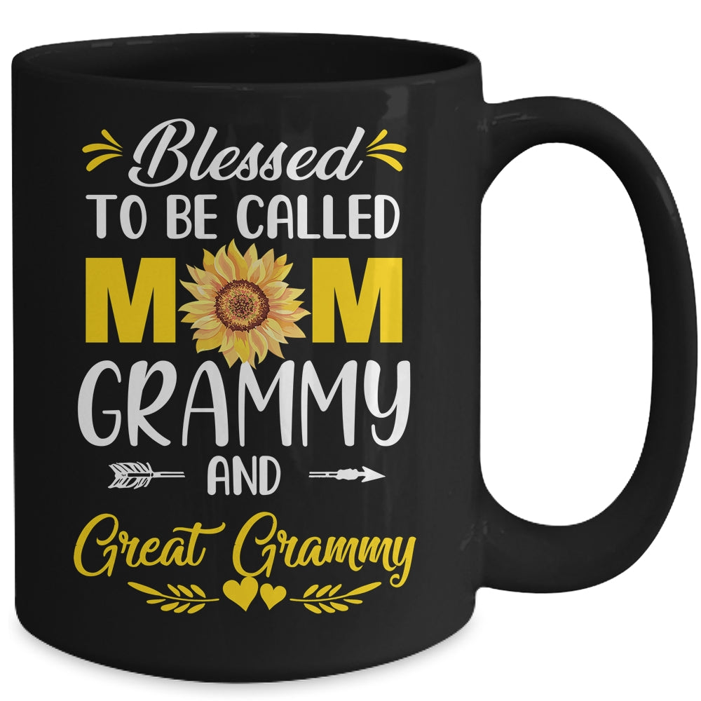 Blessed To Be Called Mom Grammy Great Grammy Mothers Day Mug | siriusteestore