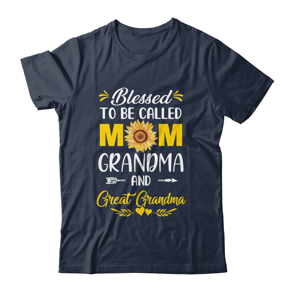 Blessed To Be Called Mom Grandma Great Grandma Mothers Day Shirt & Tank Top | siriusteestore