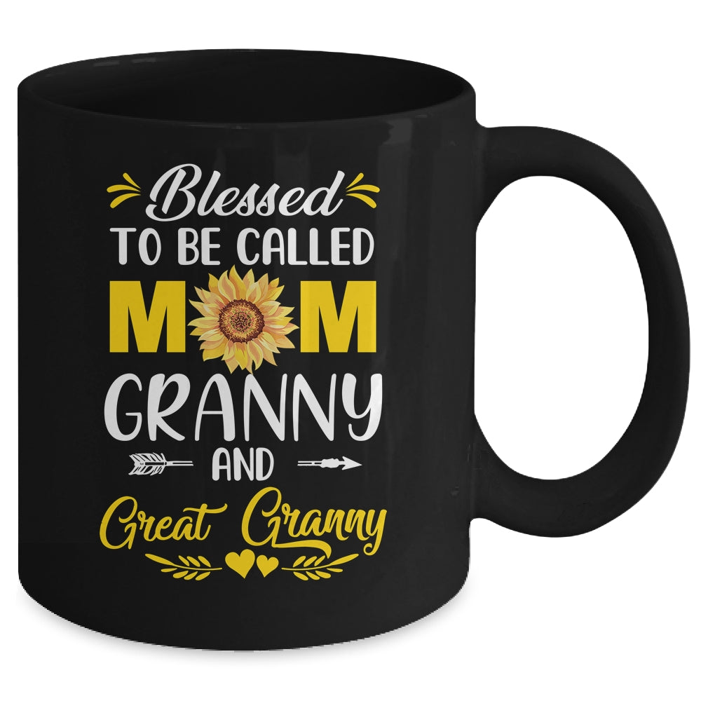 Blessed To Be Called Mom Granny Great Granny Mothers Day Mug | siriusteestore