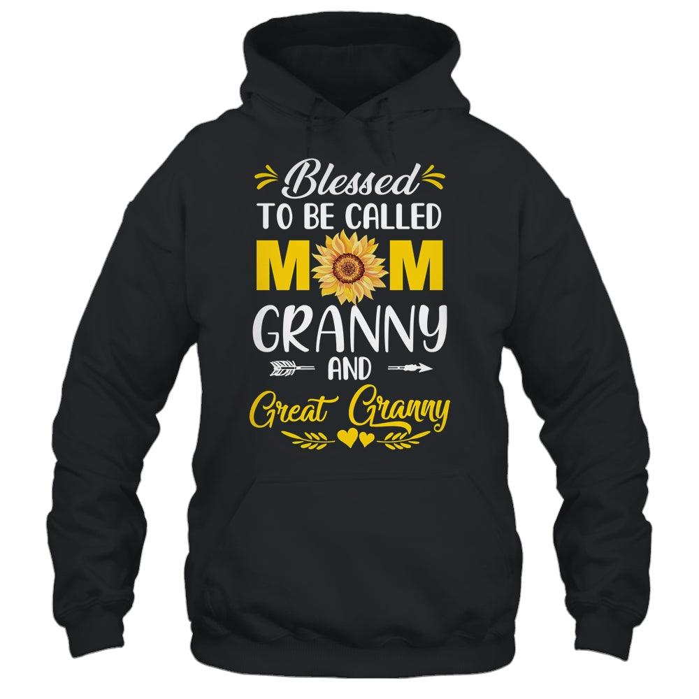 Blessed To Be Called Mom Granny Great Granny Mothers Day Shirt & Tank Top | siriusteestore