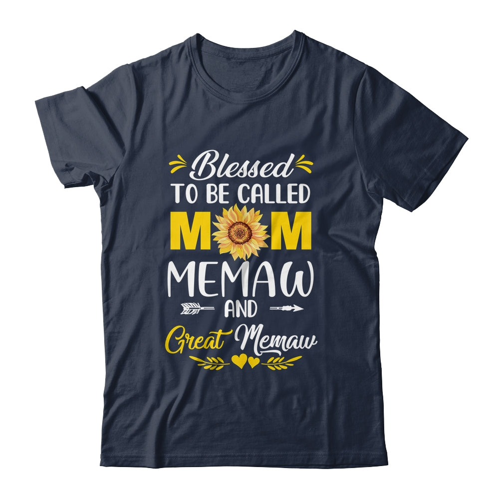 Blessed To Be Called Mom Memaw Great Memaw Mothers Day Shirt & Tank Top | siriusteestore
