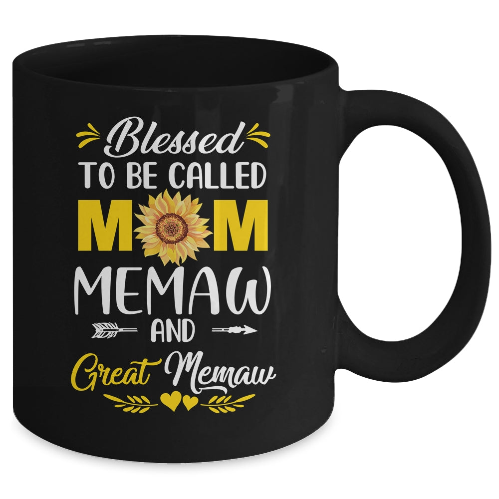 Blessed To Be Called Mom Memaw Great Memaw Mothers Day Mug | siriusteestore