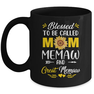 Blessed To Be Called Mom Memaw Great Memaw Mothers Day Mug | siriusteestore