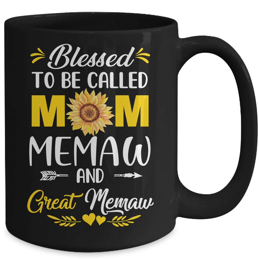 Blessed To Be Called Mom Memaw Great Memaw Mothers Day Mug | siriusteestore
