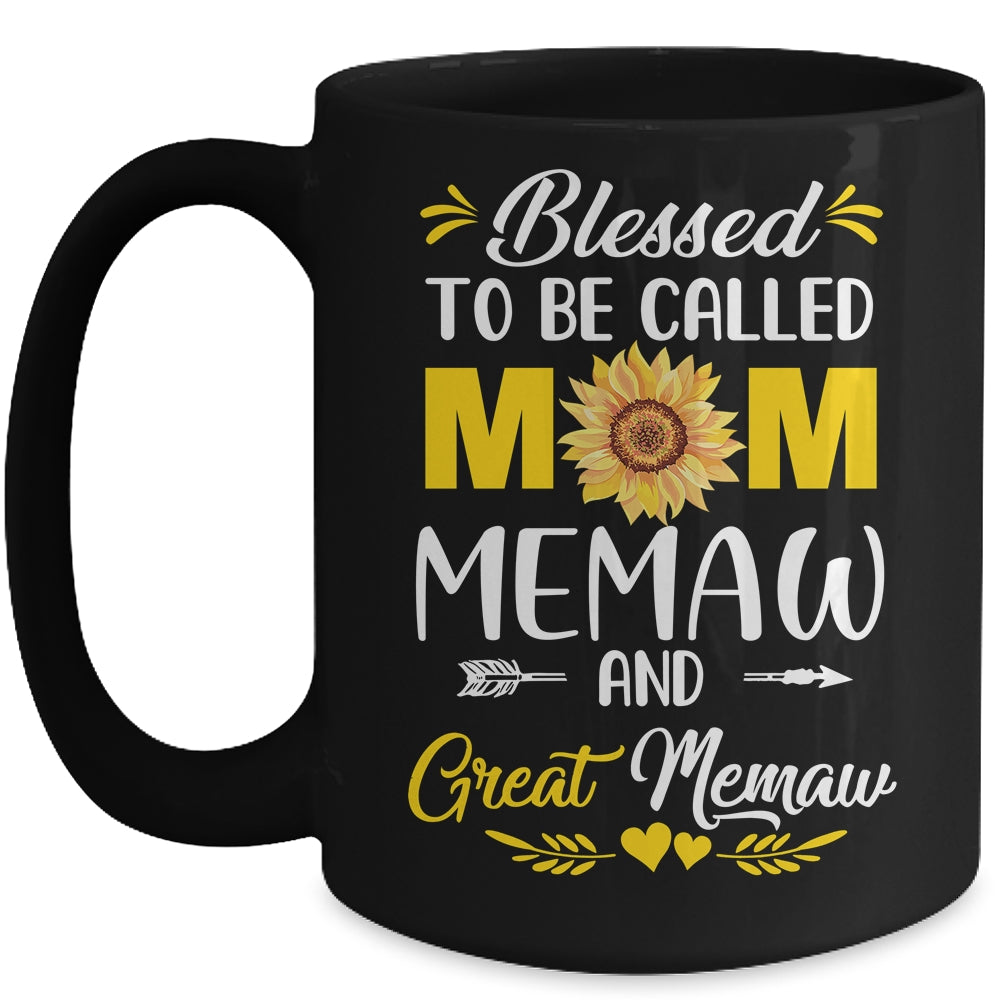 Blessed To Be Called Mom Memaw Great Memaw Mothers Day Mug | siriusteestore