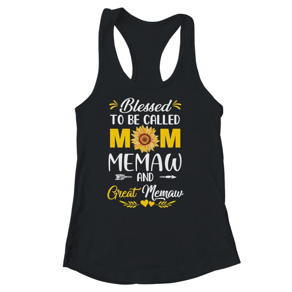 Blessed To Be Called Mom Memaw Great Memaw Mothers Day Shirt & Tank Top | siriusteestore