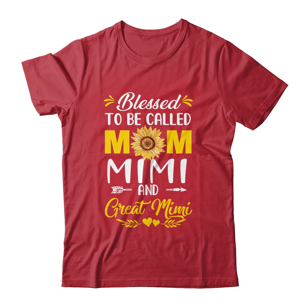 Blessed To Be Called Mom Mimi Great Mimi Mothers Day Shirt & Tank Top | siriusteestore
