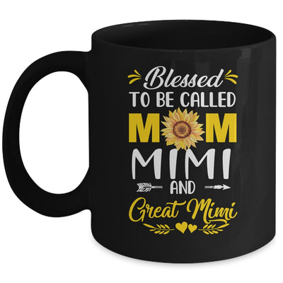Blessed To Be Called Mom Mimi Great Mimi Mothers Day Mug | siriusteestore