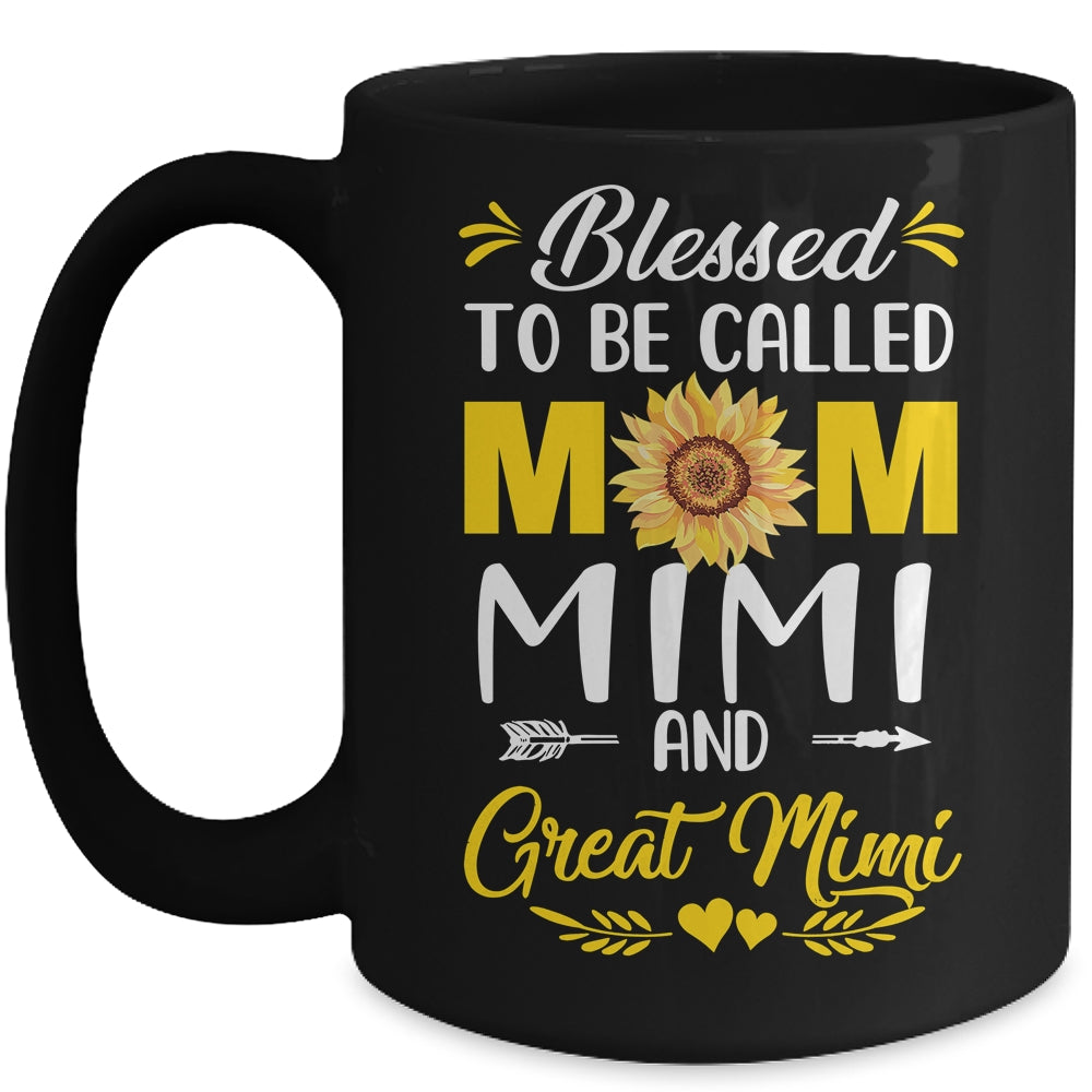 Blessed To Be Called Mom Mimi Great Mimi Mothers Day Mug | siriusteestore