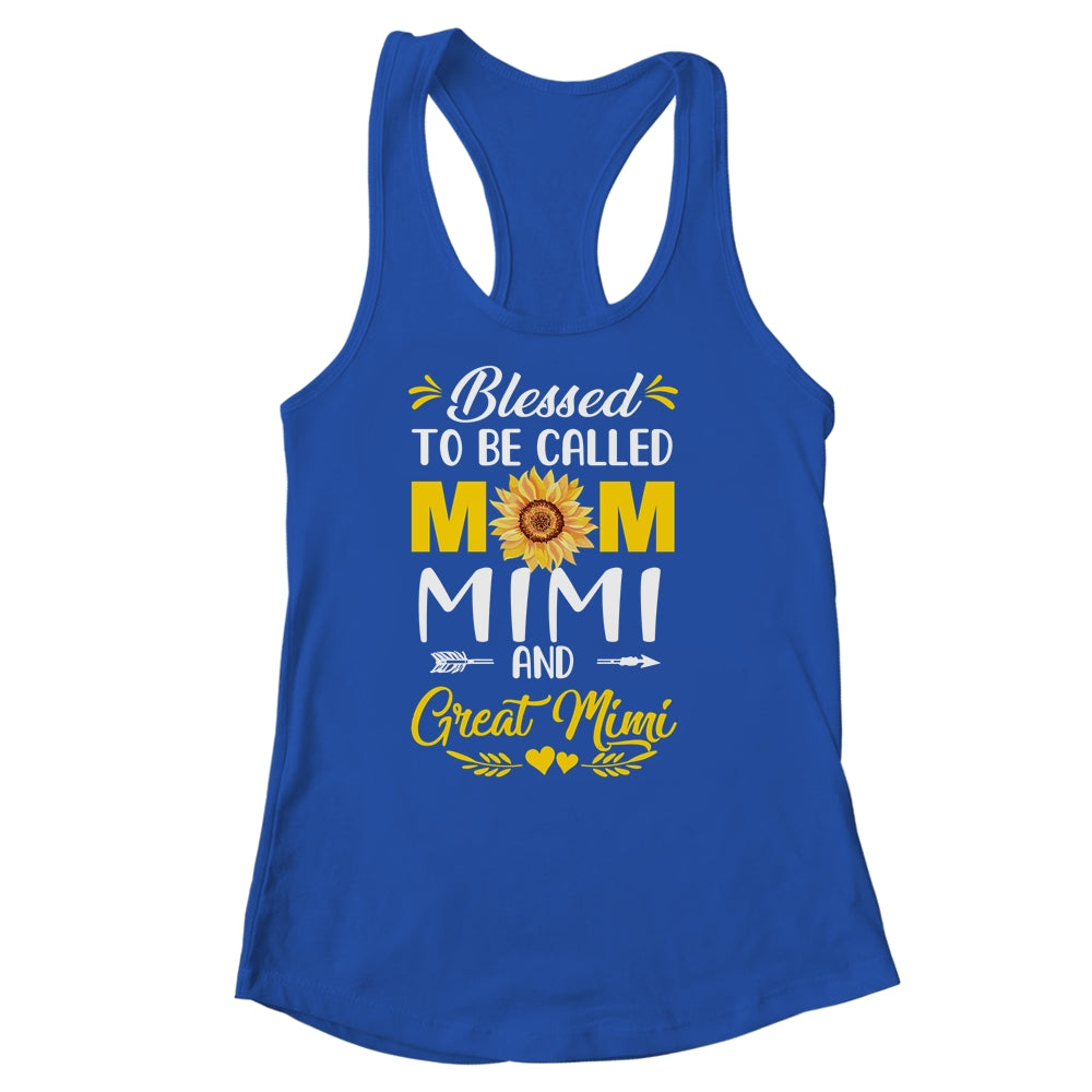 Blessed To Be Called Mom Mimi Great Mimi Mothers Day Shirt & Tank Top | siriusteestore