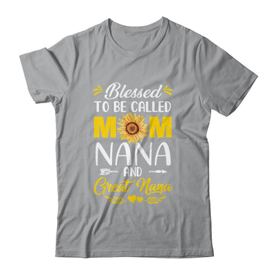 Blessed To Be Called Mom Nana Great Nana Mothers Day Shirt & Tank Top | siriusteestore