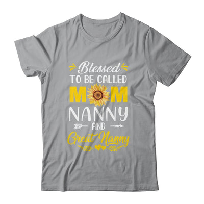 Blessed To Be Called Mom Nanny Great Nanny Mothers Day Shirt & Tank Top | siriusteestore