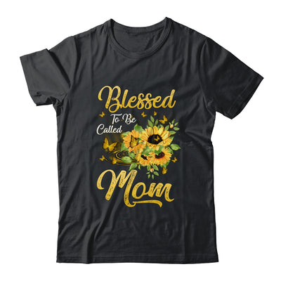 Blessed To Be Called Mom Sunflower Mothers Day Shirt & Tank Top | siriusteestore