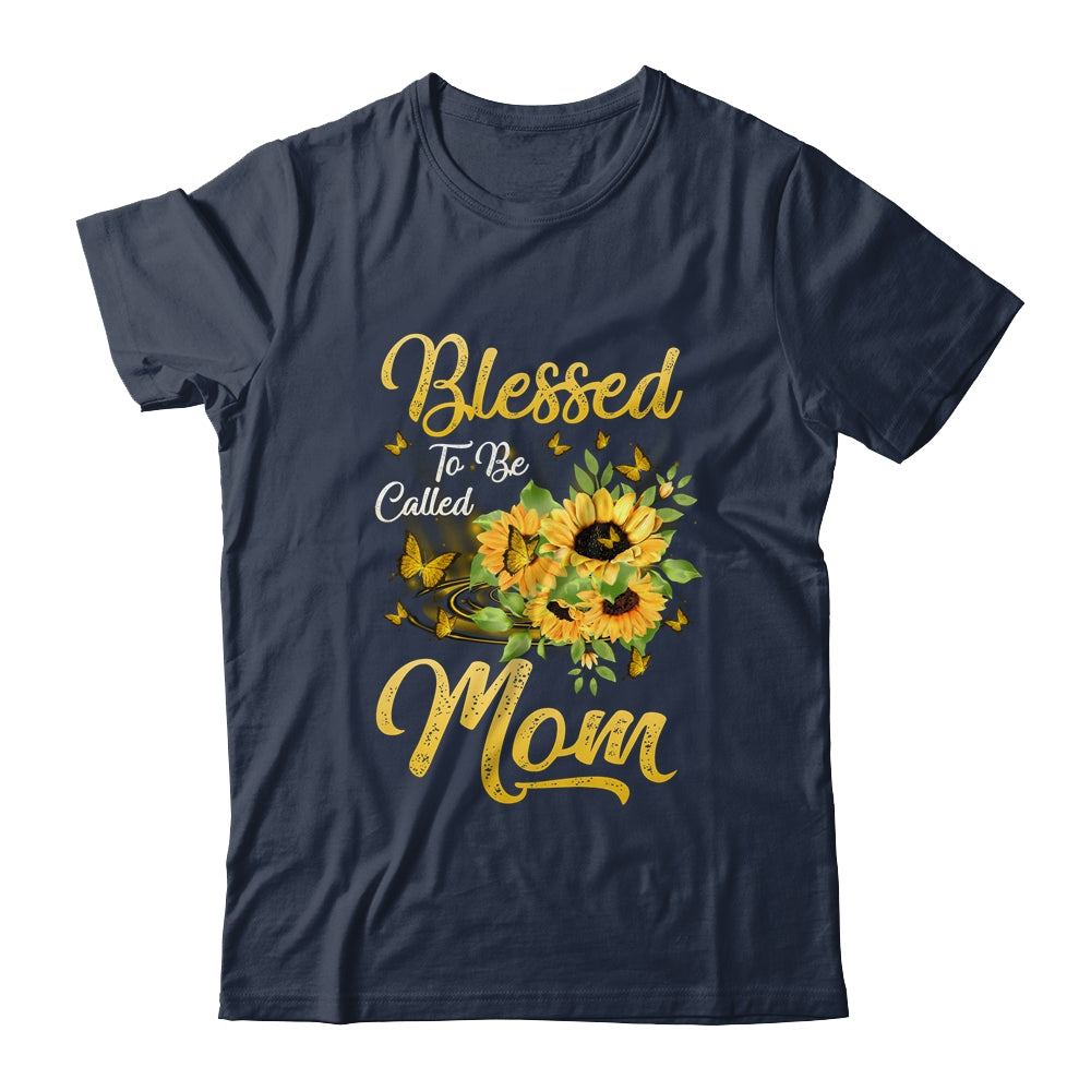Blessed To Be Called Mom Sunflower Mothers Day Shirt & Tank Top | siriusteestore