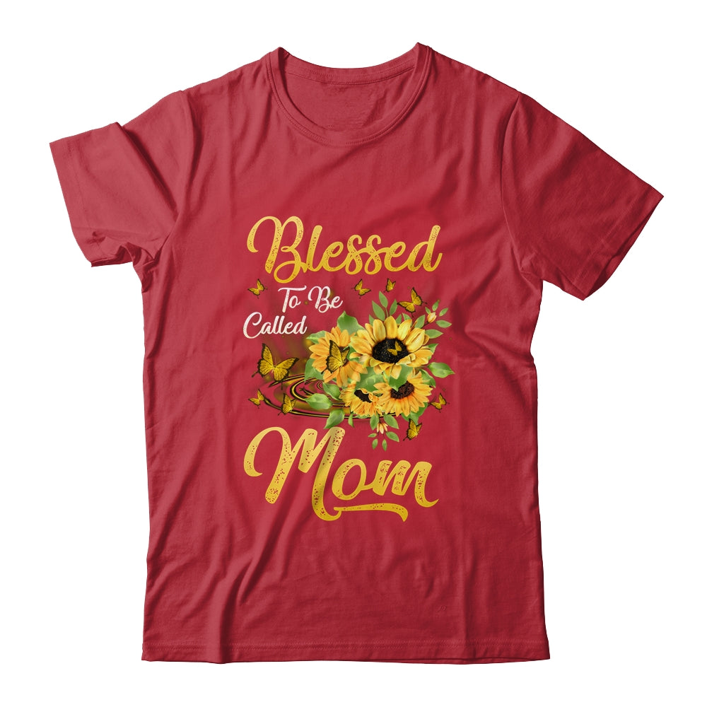 Blessed To Be Called Mom Sunflower Mothers Day Shirt & Tank Top | siriusteestore