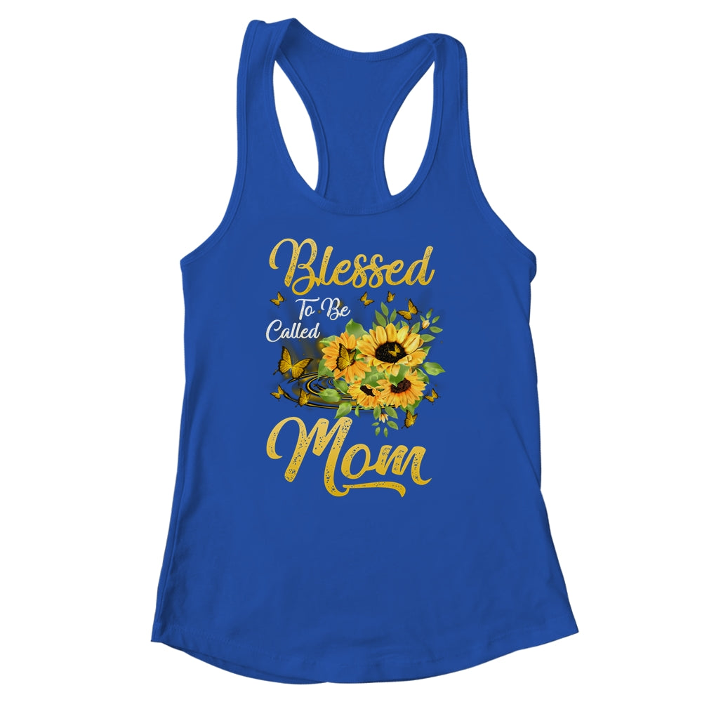 Blessed To Be Called Mom Sunflower Mothers Day Shirt & Tank Top | siriusteestore