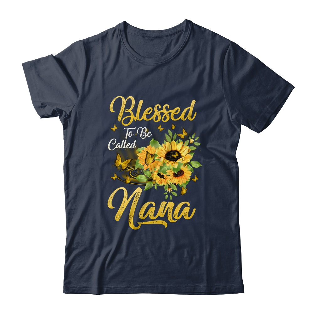 Blessed To Be Called Nana Sunflower Mothers Day Shirt & Tank Top | siriusteestore